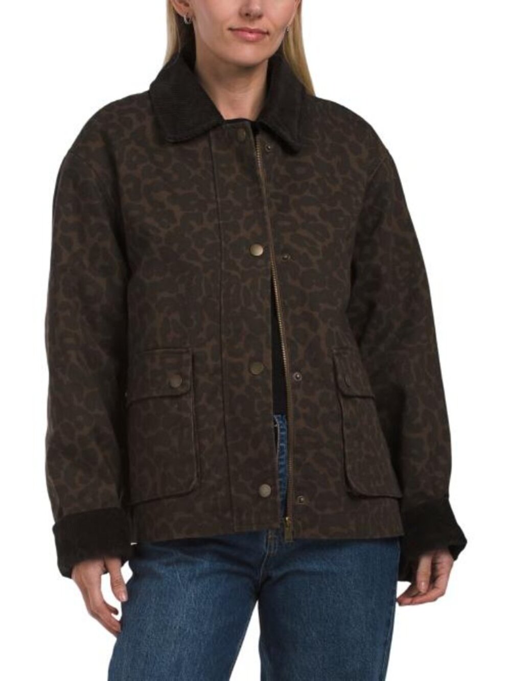 WILT Cheetah Canvas Jacket
